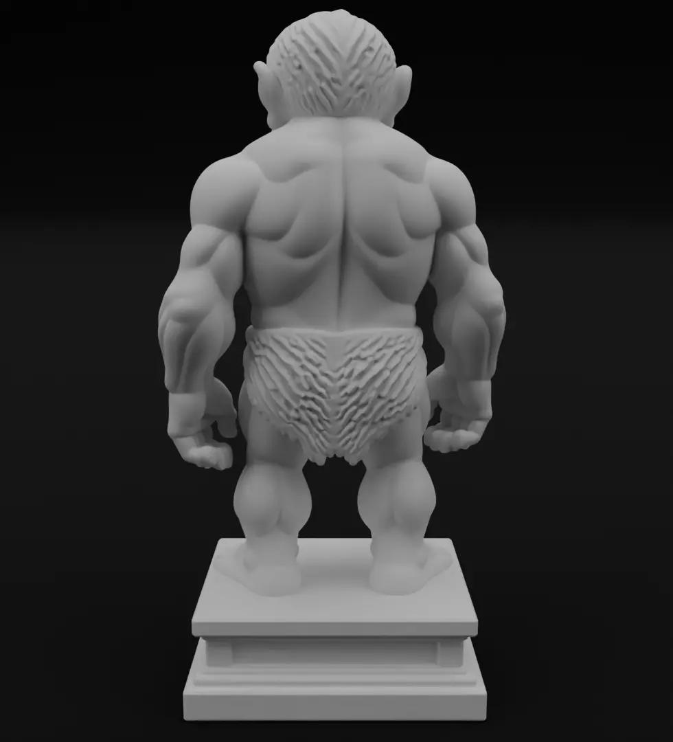 Cyclops figurine 3D model for 3D printing 3D print model_5