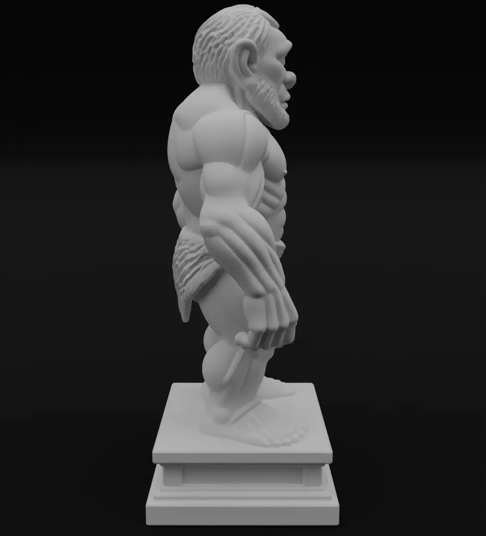 Cyclops figurine 3D model for 3D printing 3D print model_3