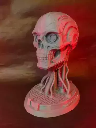 CYBERPUNK SKULL
