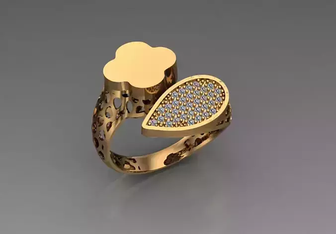 Ready Women Ring STL 3D Models 