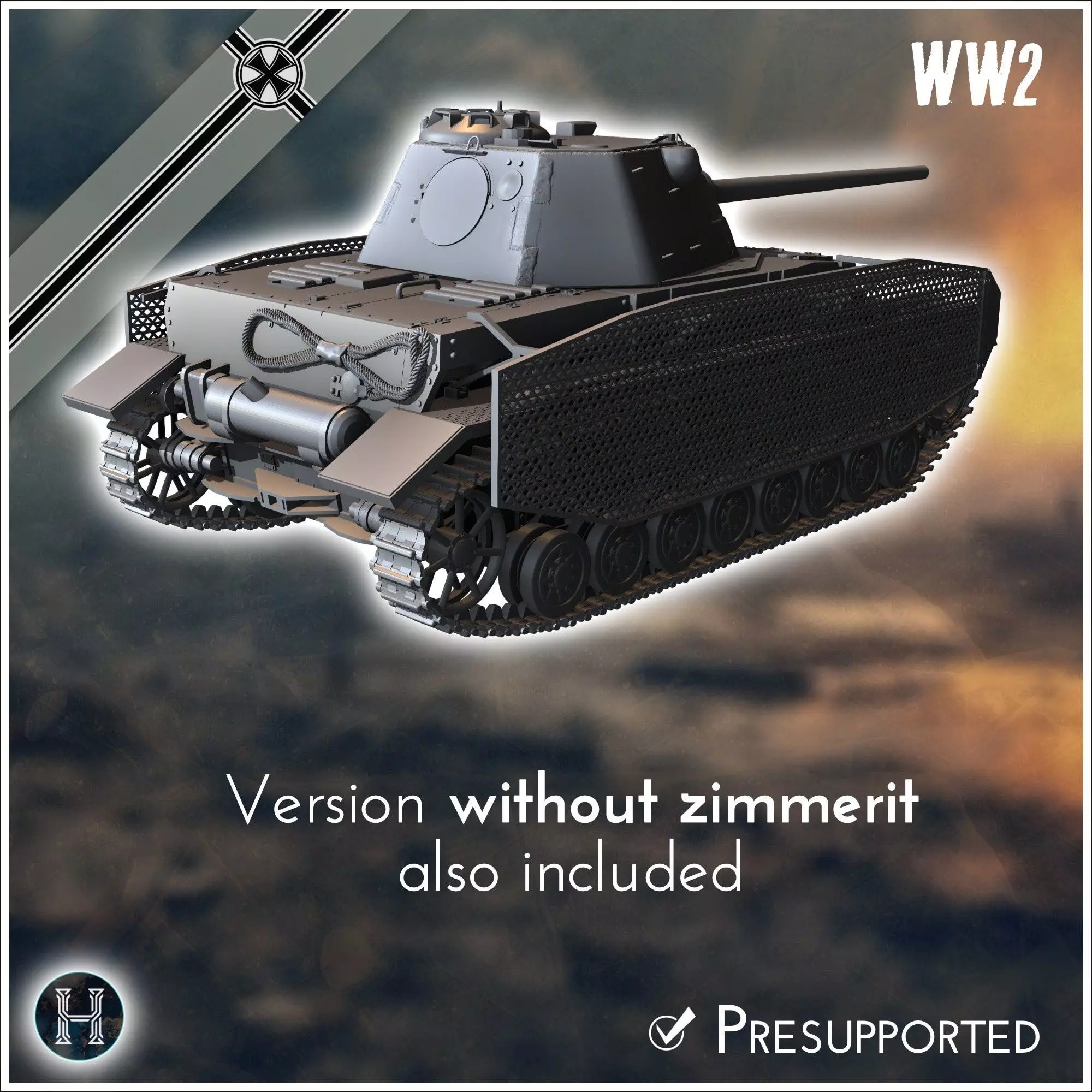 Panzer IV Ausf J with Schmalturm turret - Germany Eastern Wester 3D print model_6