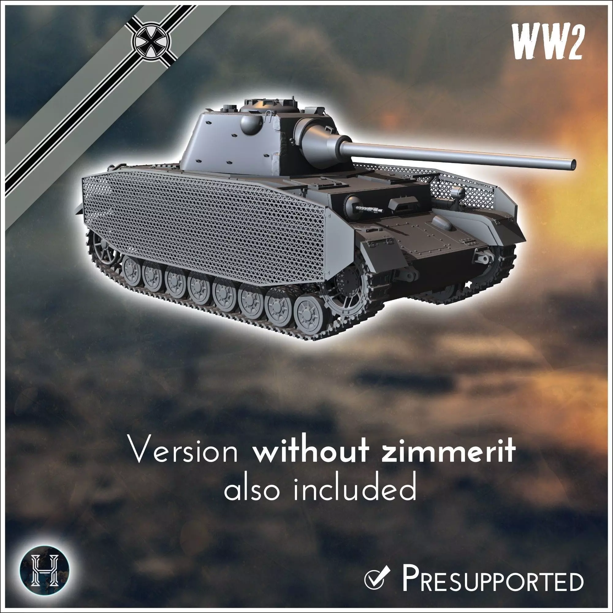 Panzer IV Ausf J with Schmalturm turret - Germany Eastern Wester 3D print model_5