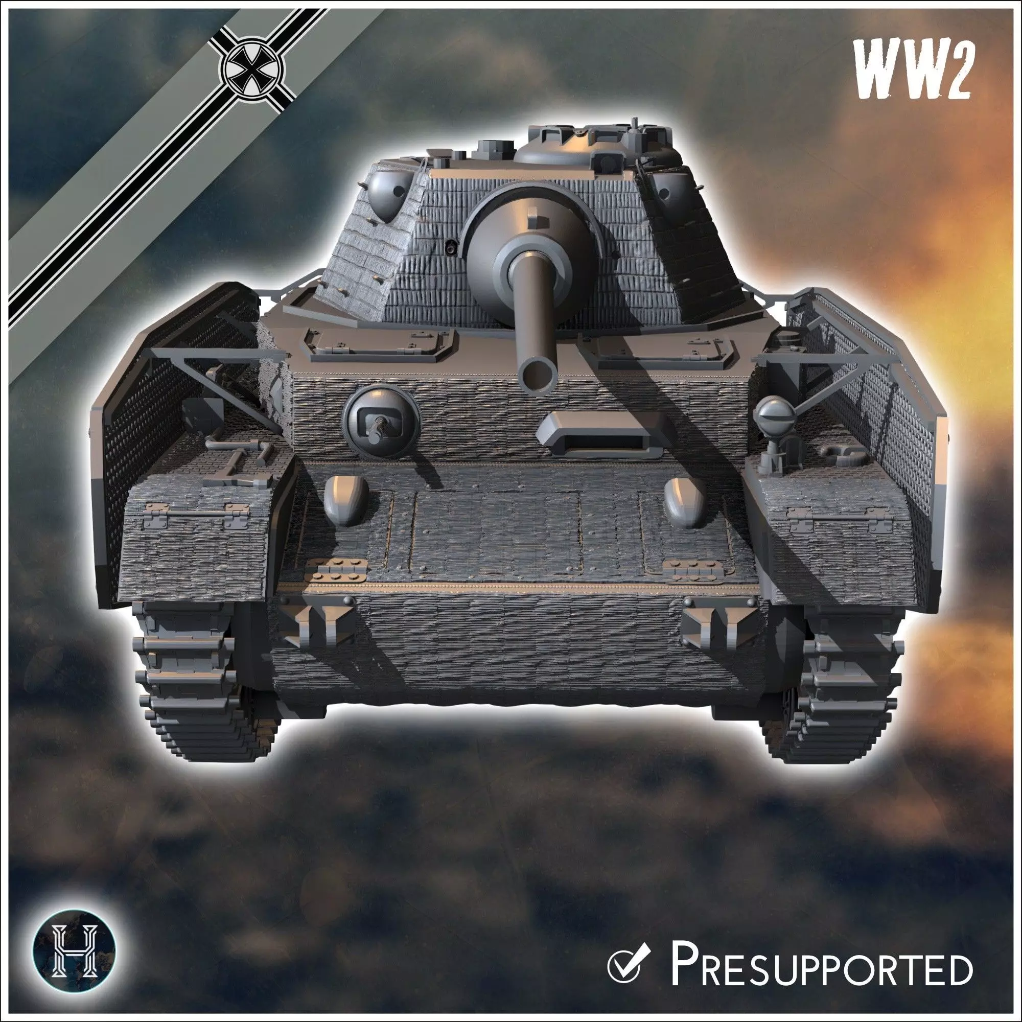 Panzer IV Ausf J with Schmalturm turret - Germany Eastern Wester 3D print model_4