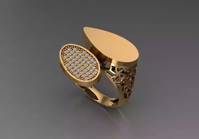 Ready Women Ring STL 3D Models 