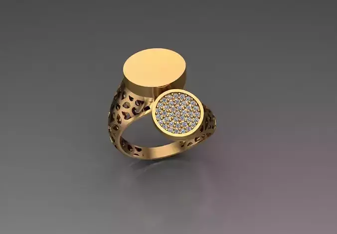 Ready Women Ring STL 3D Models  3D print model