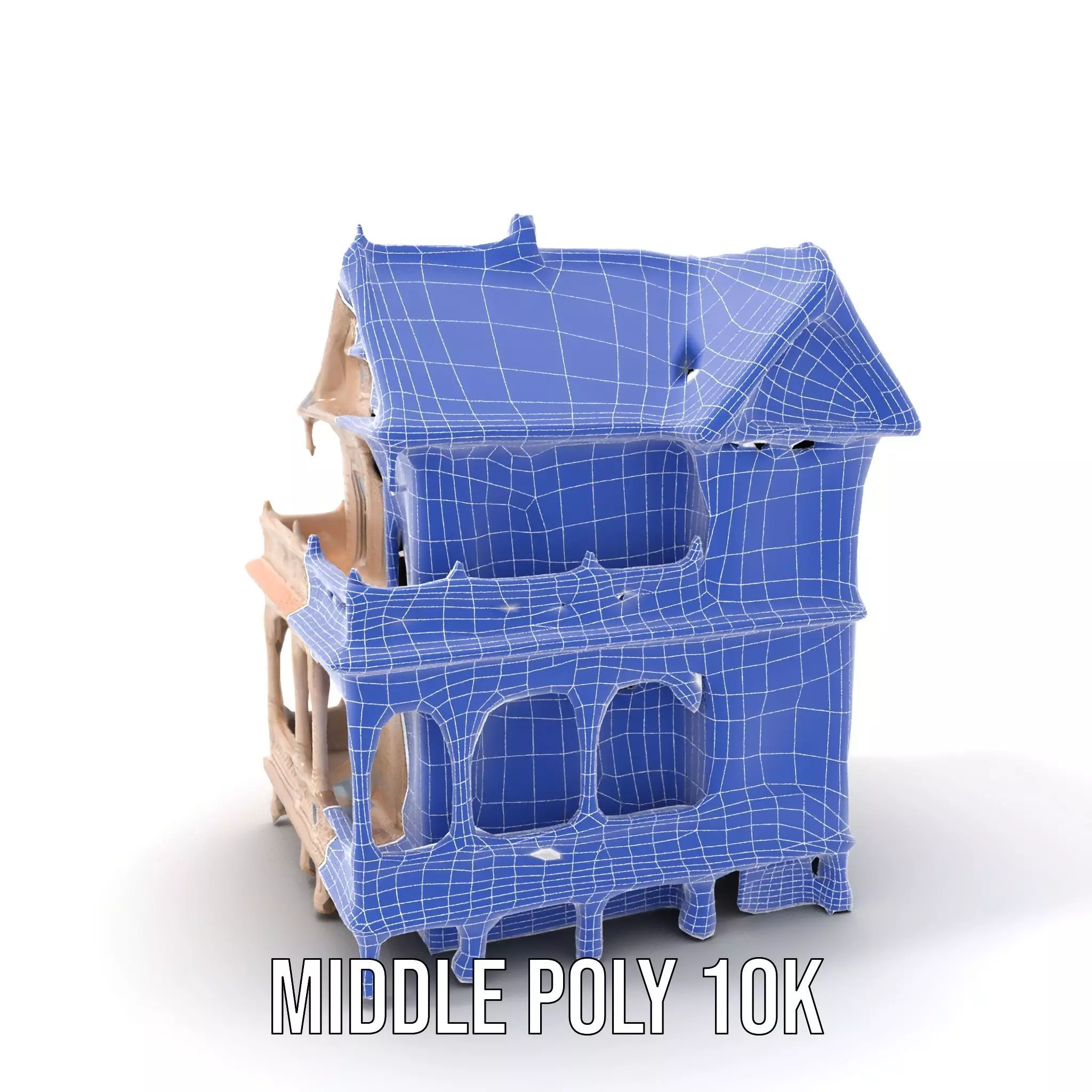 Victorian Vintage Mansion model pack Low-poly 3D model_25