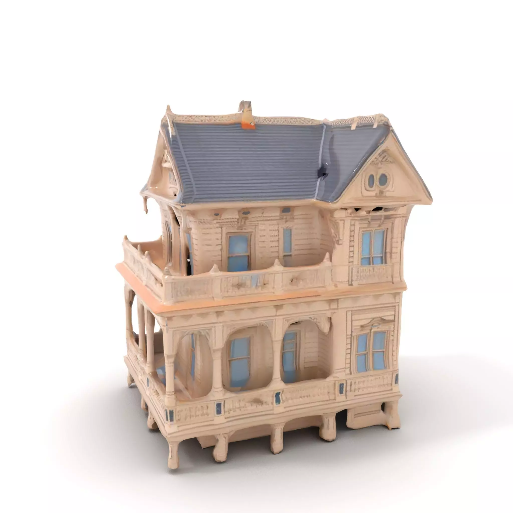 Victorian Vintage Mansion model pack Low-poly 3D model_17