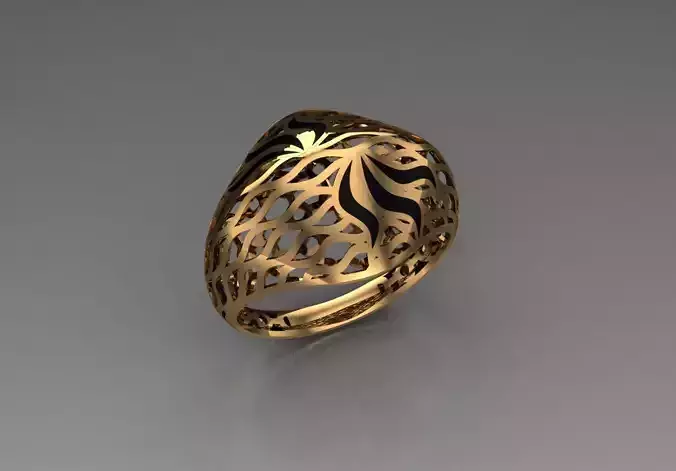 Ready Women Ring STL 3D Models  3D print model