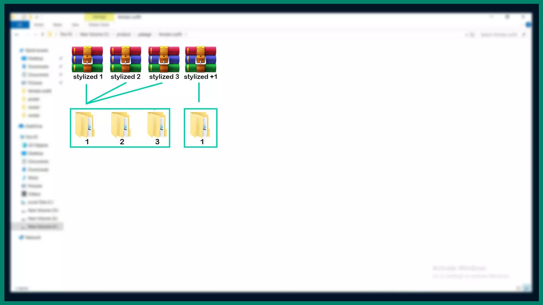 10 Female stylized Clothes 3D model_11