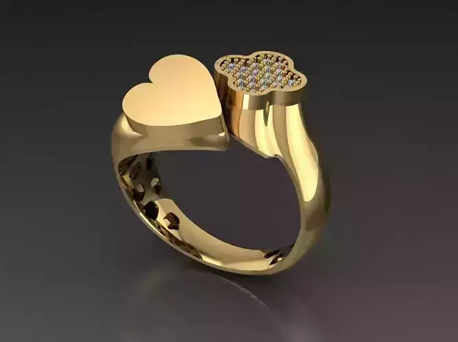 Ready Women Ring STL 3D Models 3D print model