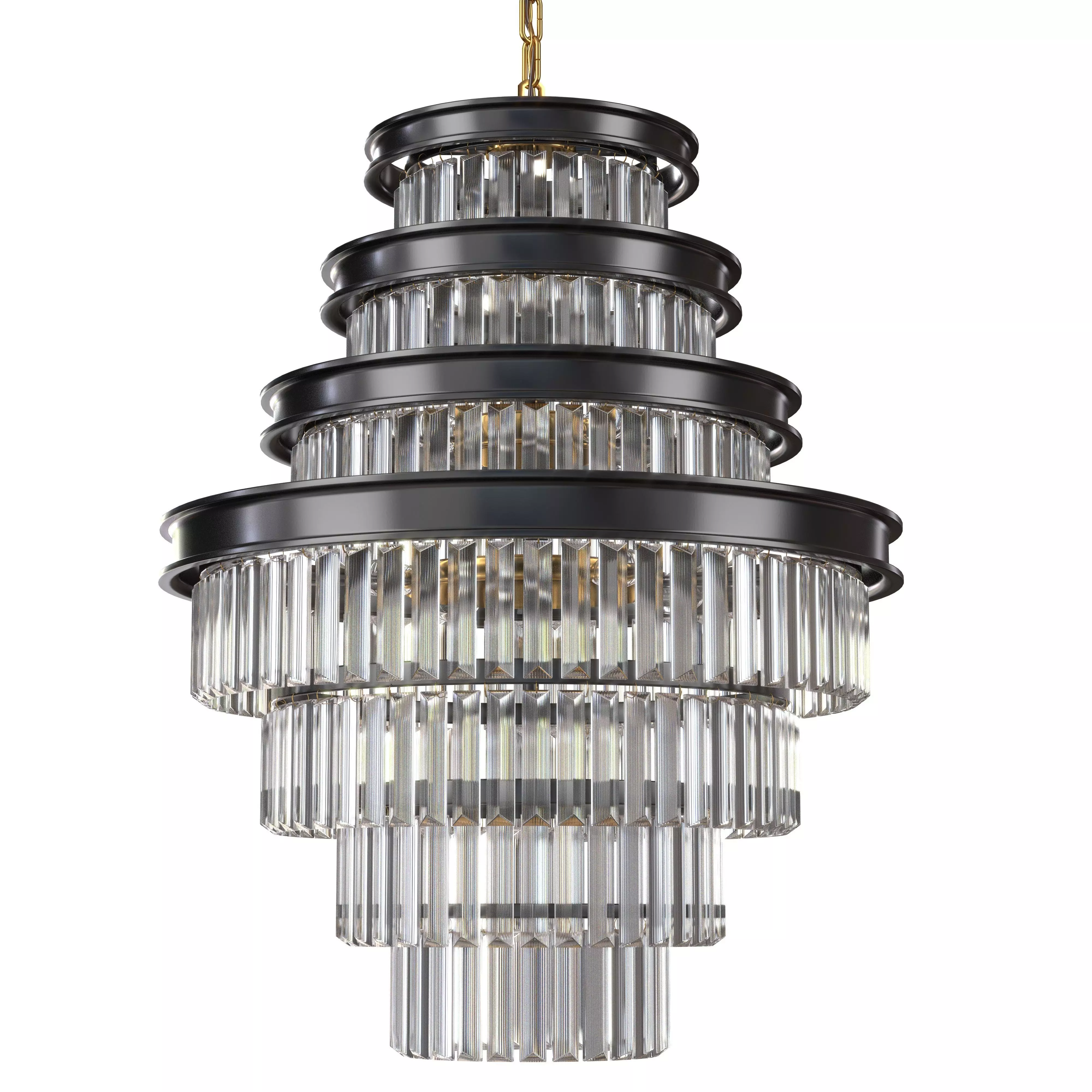 Wellmet Crystal Chandelier 3D model_3