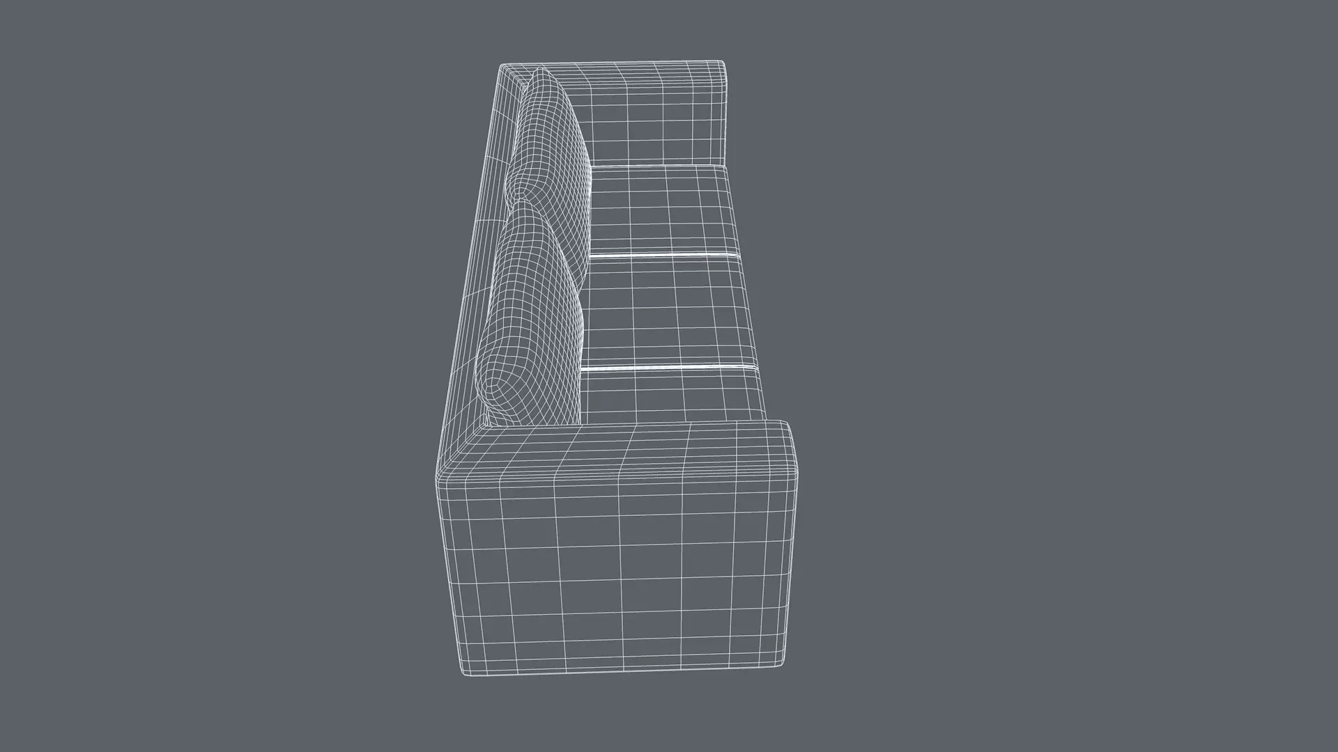 3 Seater Sofa 3D model_11