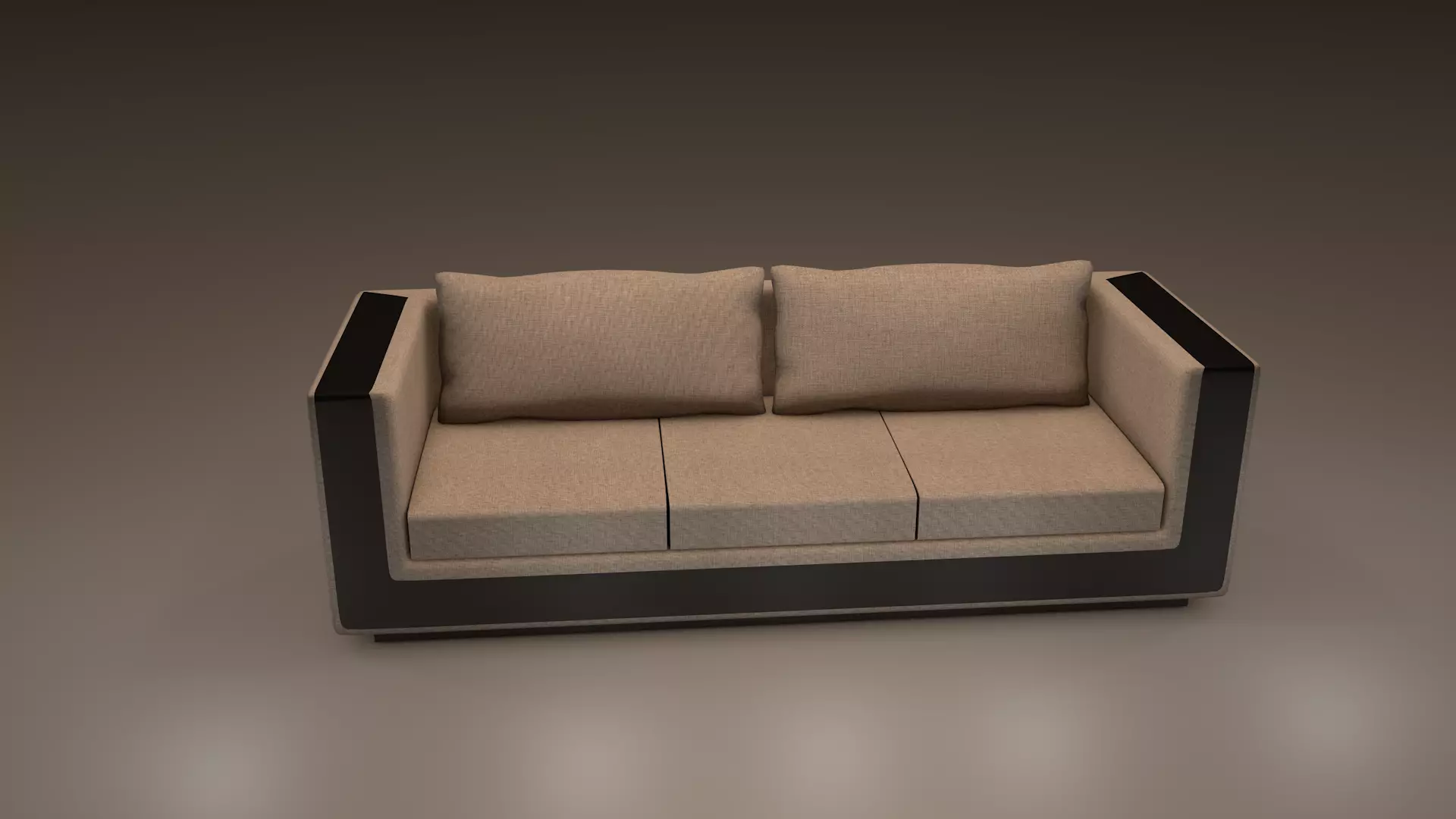 3 Seater Sofa 3D model_6