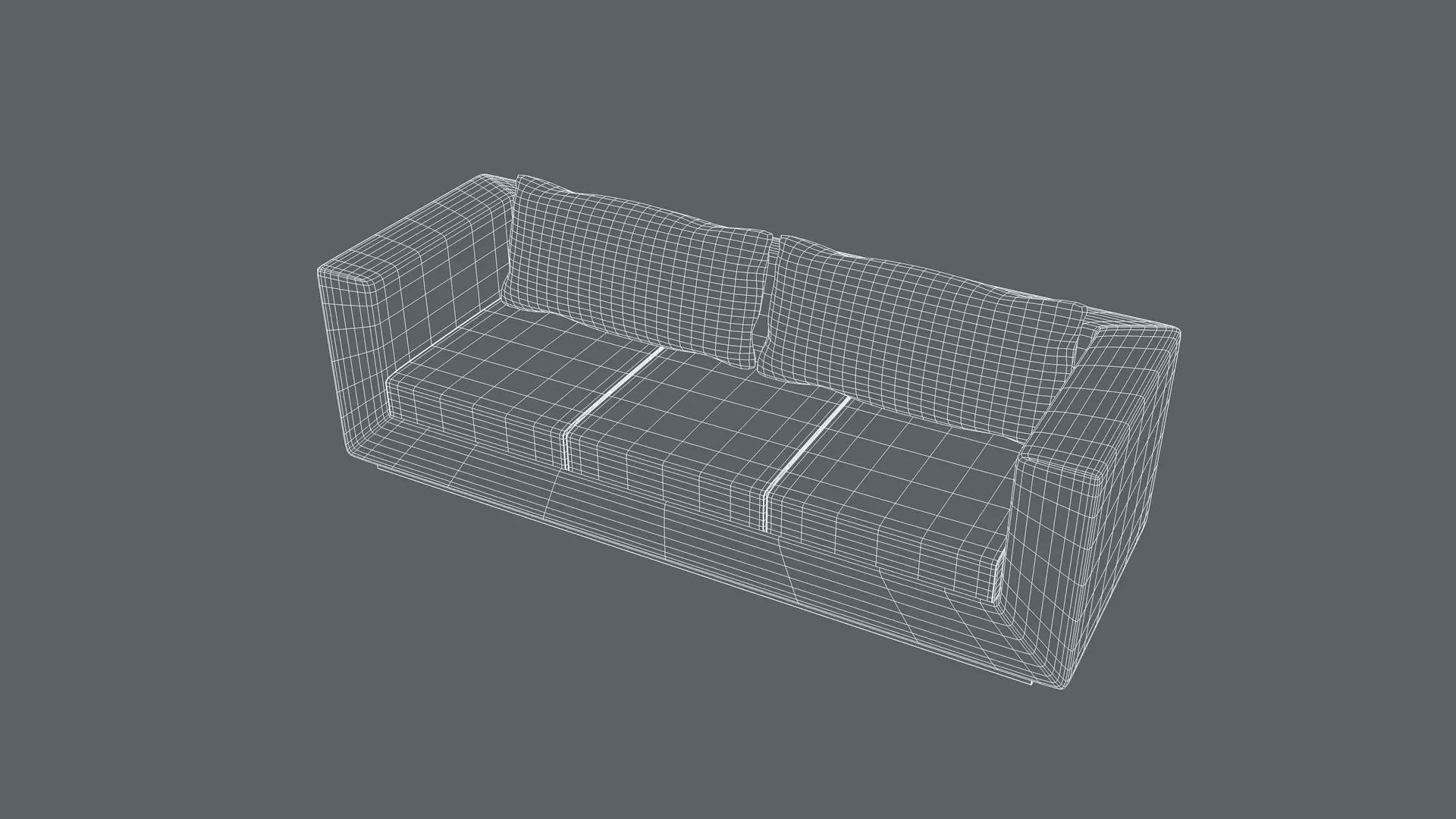 3 Seater Sofa 3D model_15