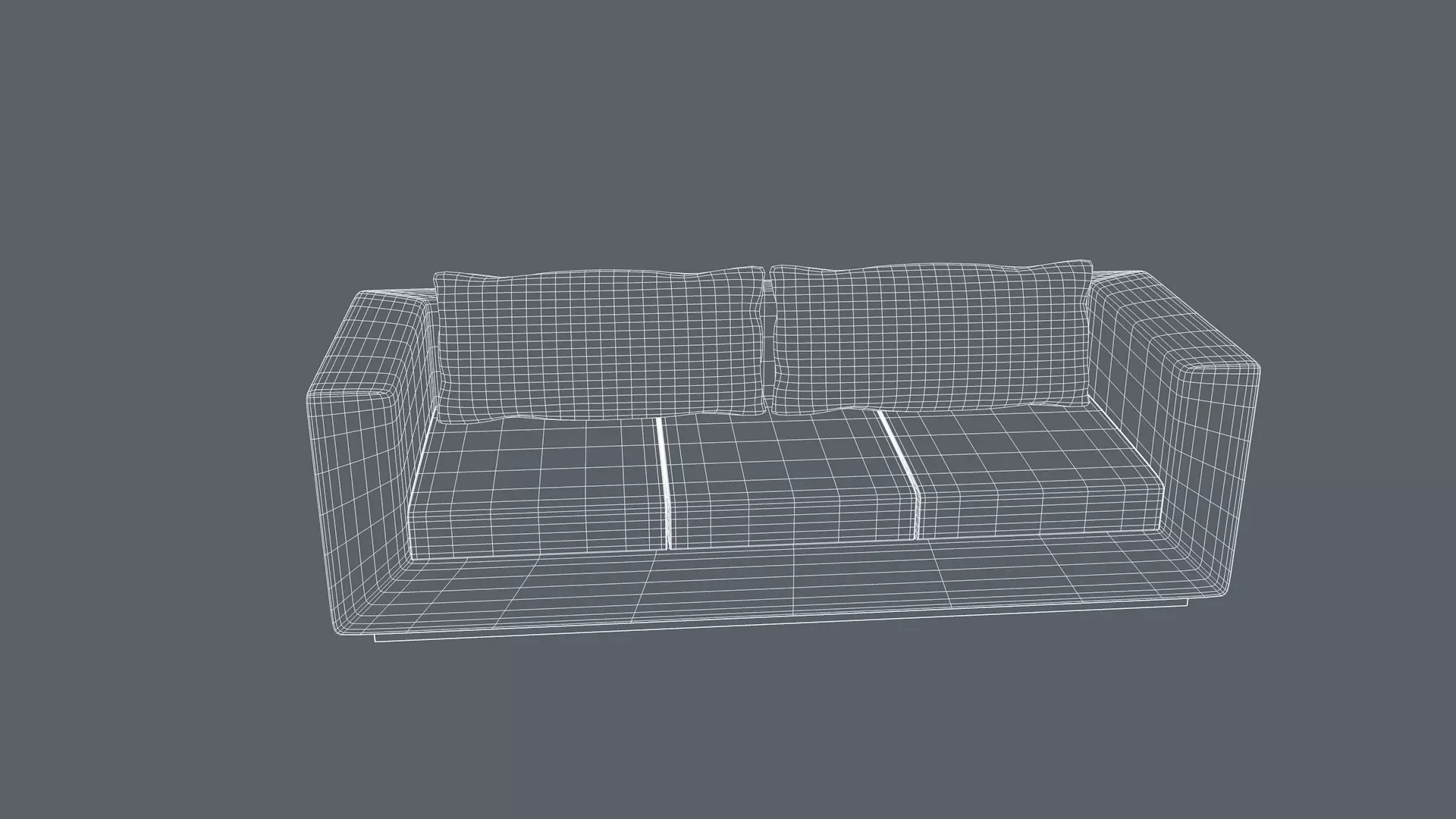 3 Seater Sofa 3D model_14