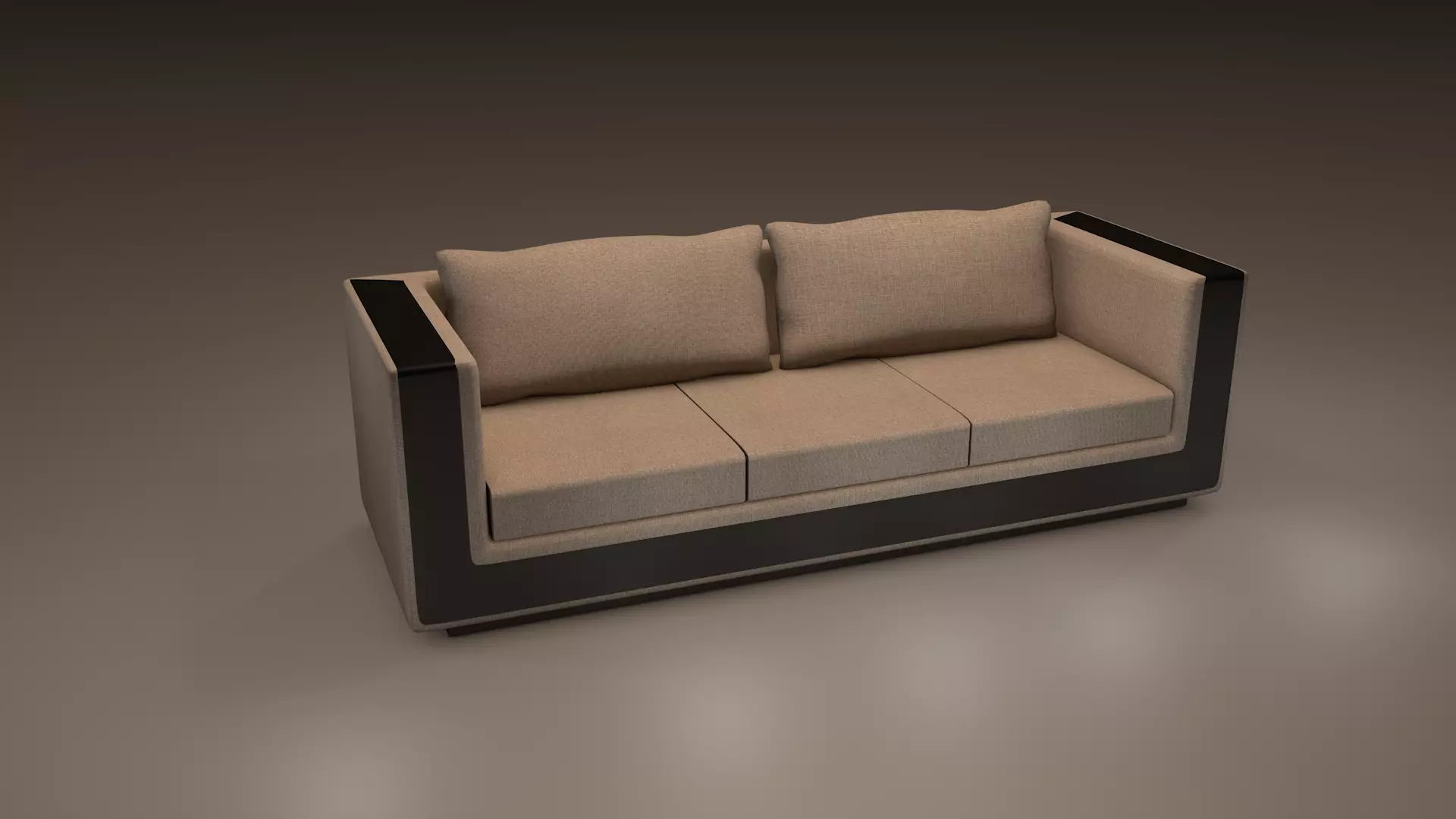 3 Seater Sofa 3D model_5