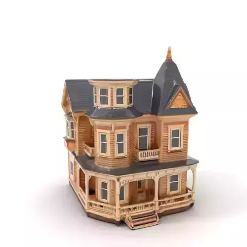 Victorian Wooden House model pack