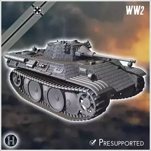 VK 1602 Leopard - Germany Eastern Western Front Normandy Italy B 3D print model