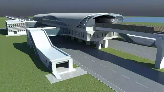 Light Rail Station 2