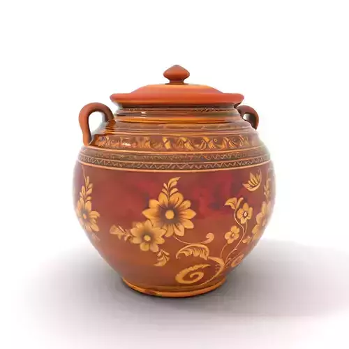 Ornate Ceramic Jar model pack