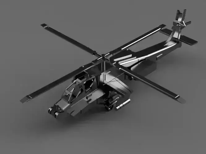 toy attack helicopter 3D print model