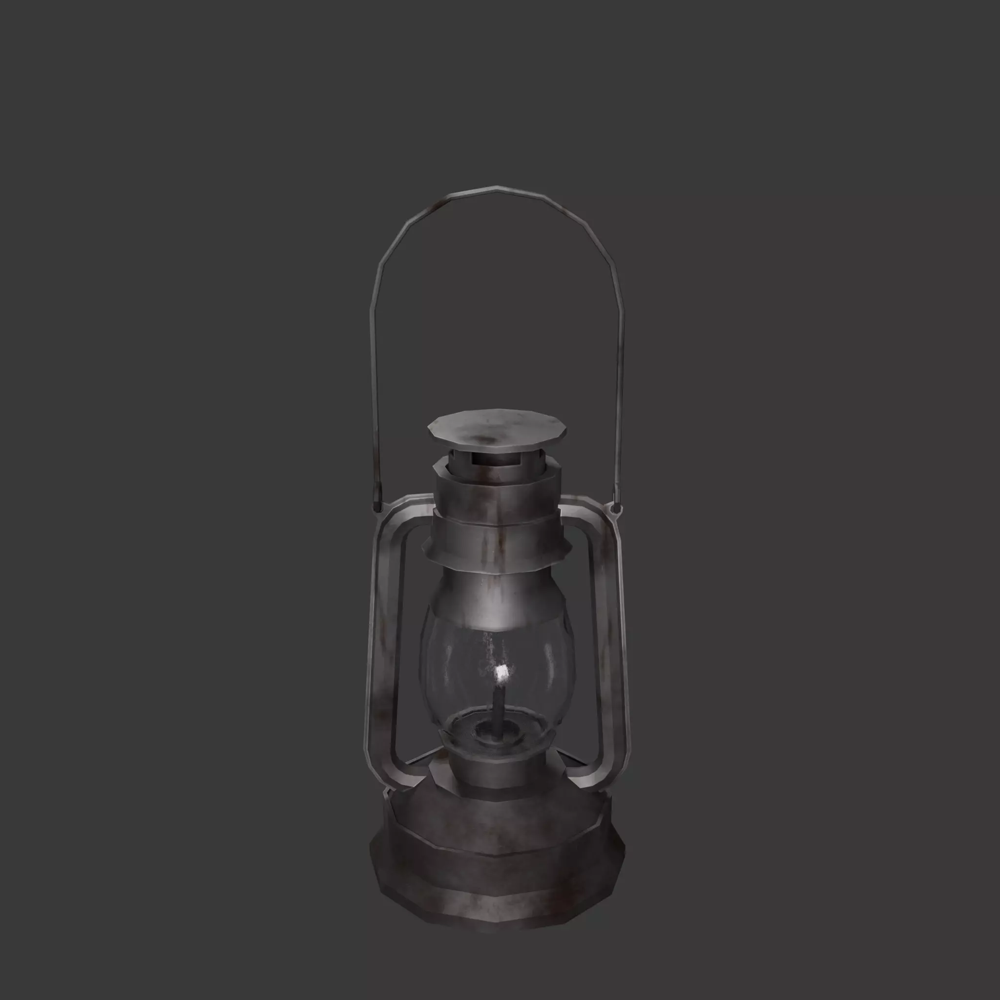Lantern Set Low-poly 3D model_7