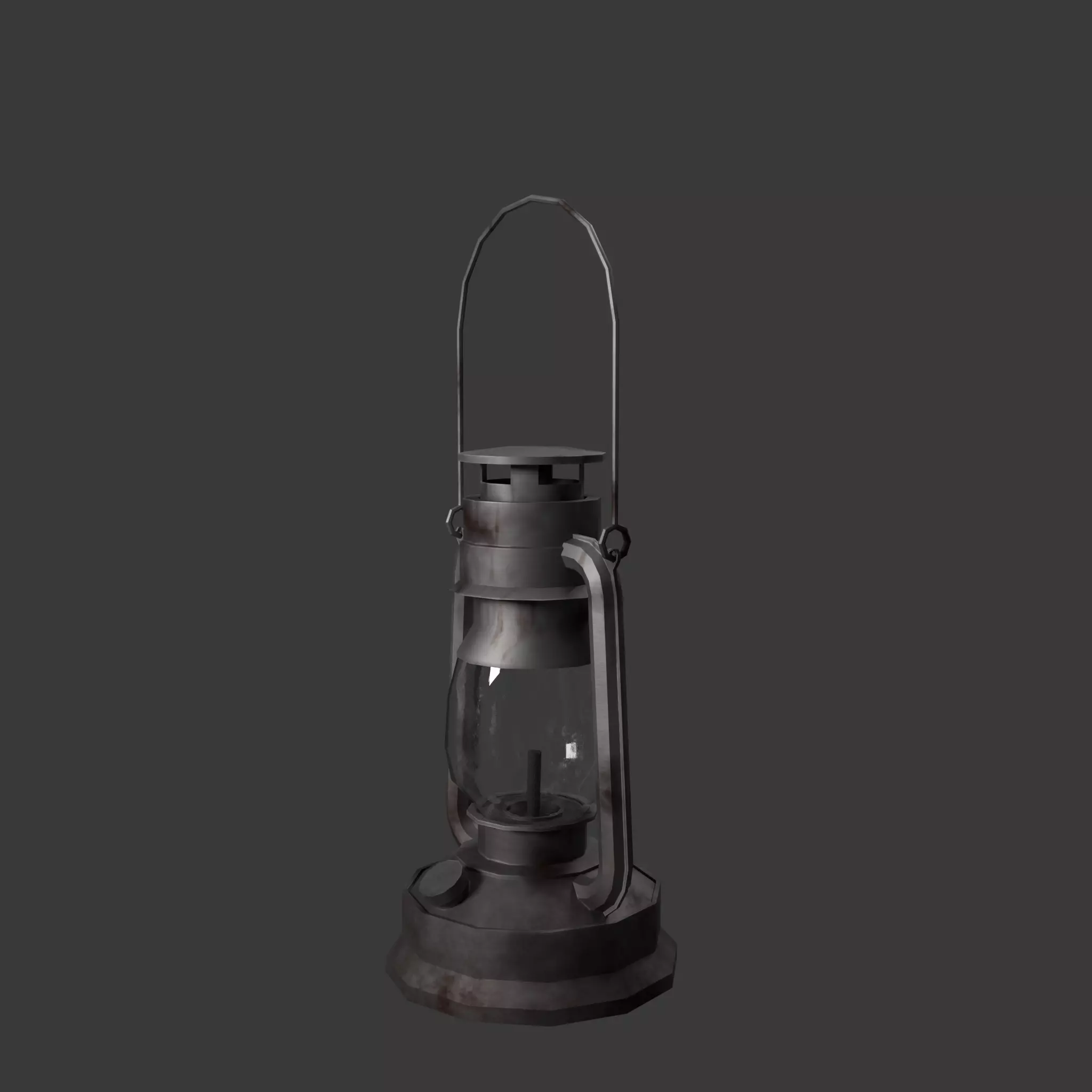 Lantern Set Low-poly 3D model_5