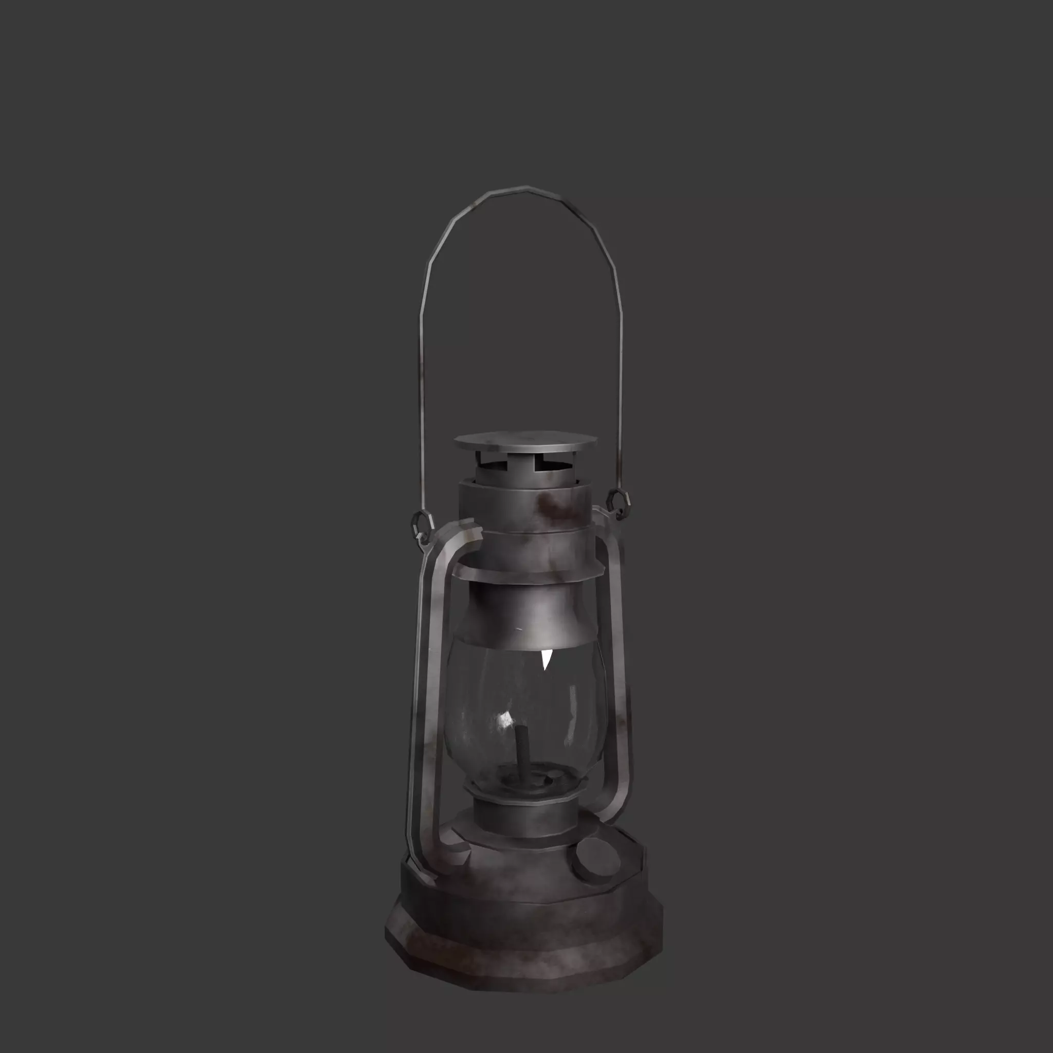 Lantern Set Low-poly 3D model_3