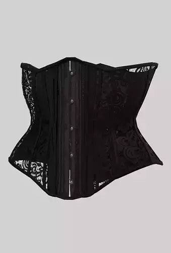 3D Lace Corset  Marvelous Designer CLO3D zprj file 3D print model