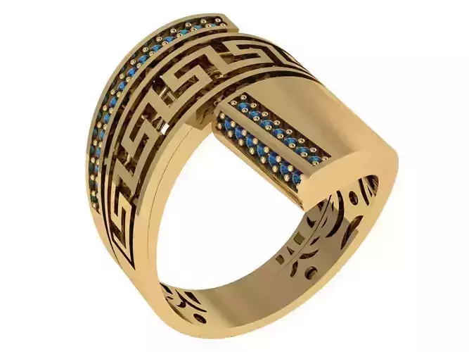 Ready Women Ring STL 3D Models  3D print model