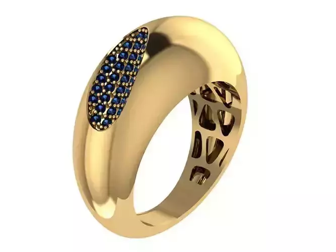 Ready Women Ring STL 3D Models  3D print model