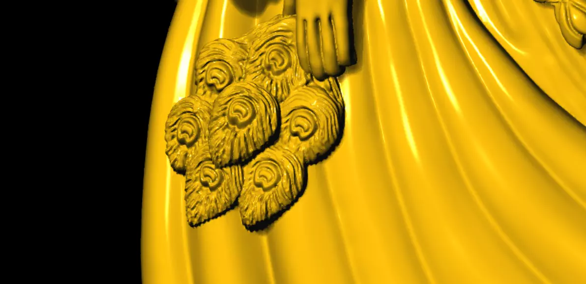 radha krishna 3d printed model 3D print model_7