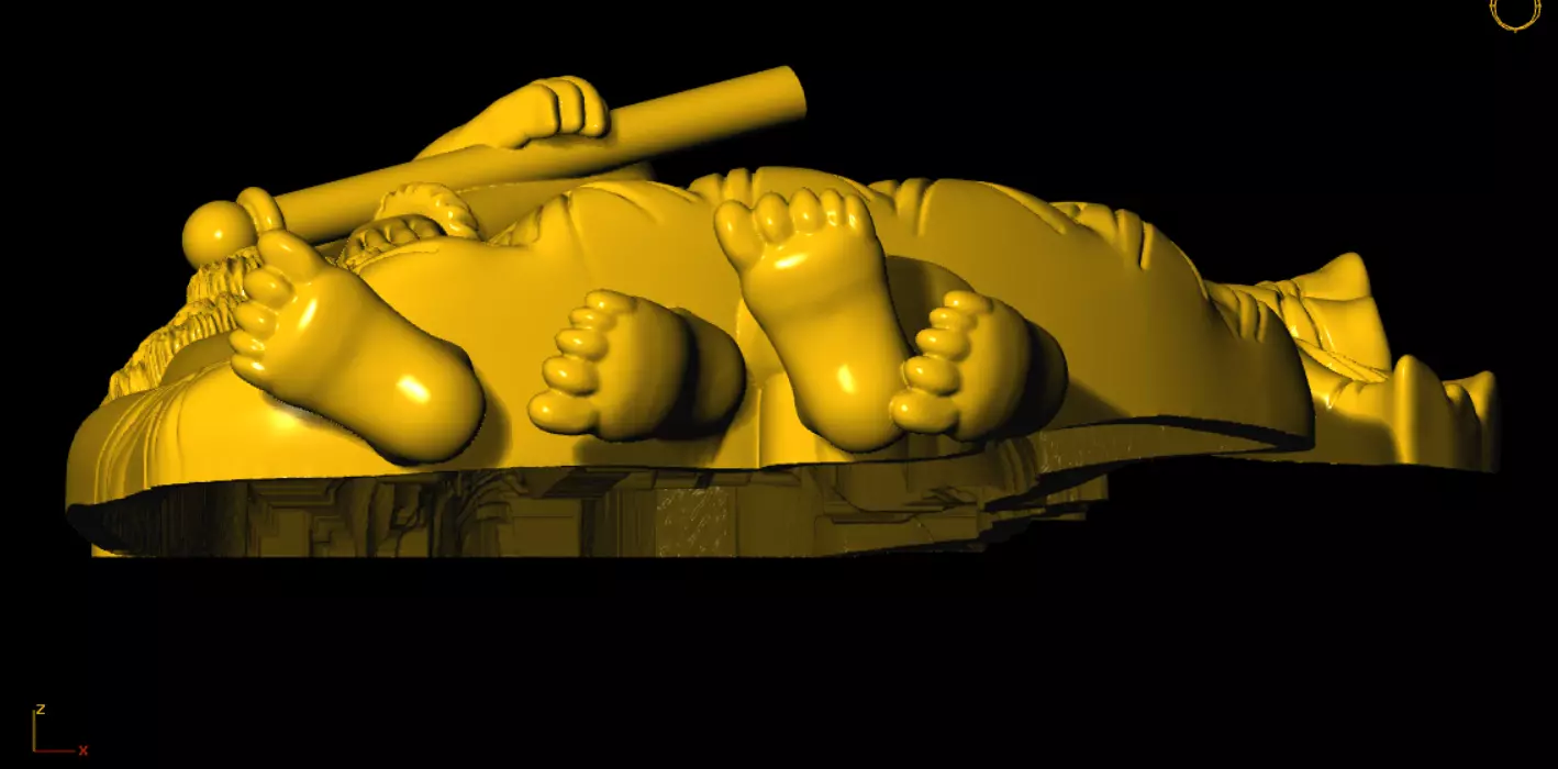 radha krishna 3d printed model 3D print model_11