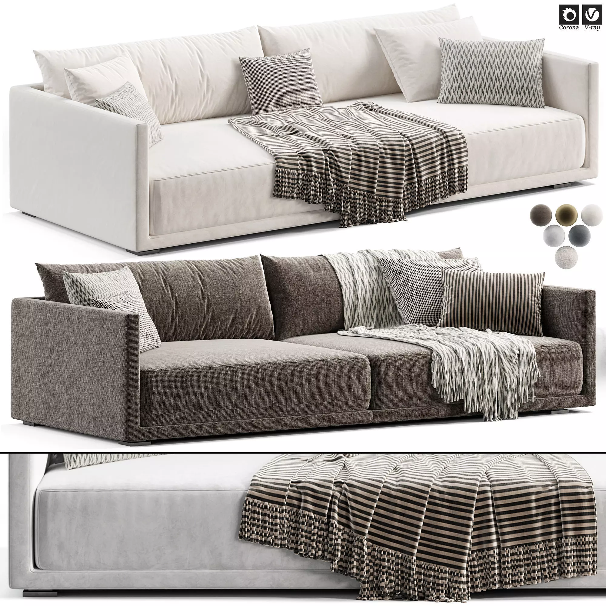 Poliform Bristol Sofa 3D model