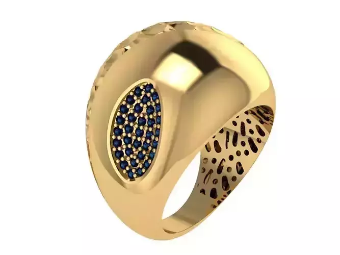 Ready Women Ring STL 3D Models  3D print model