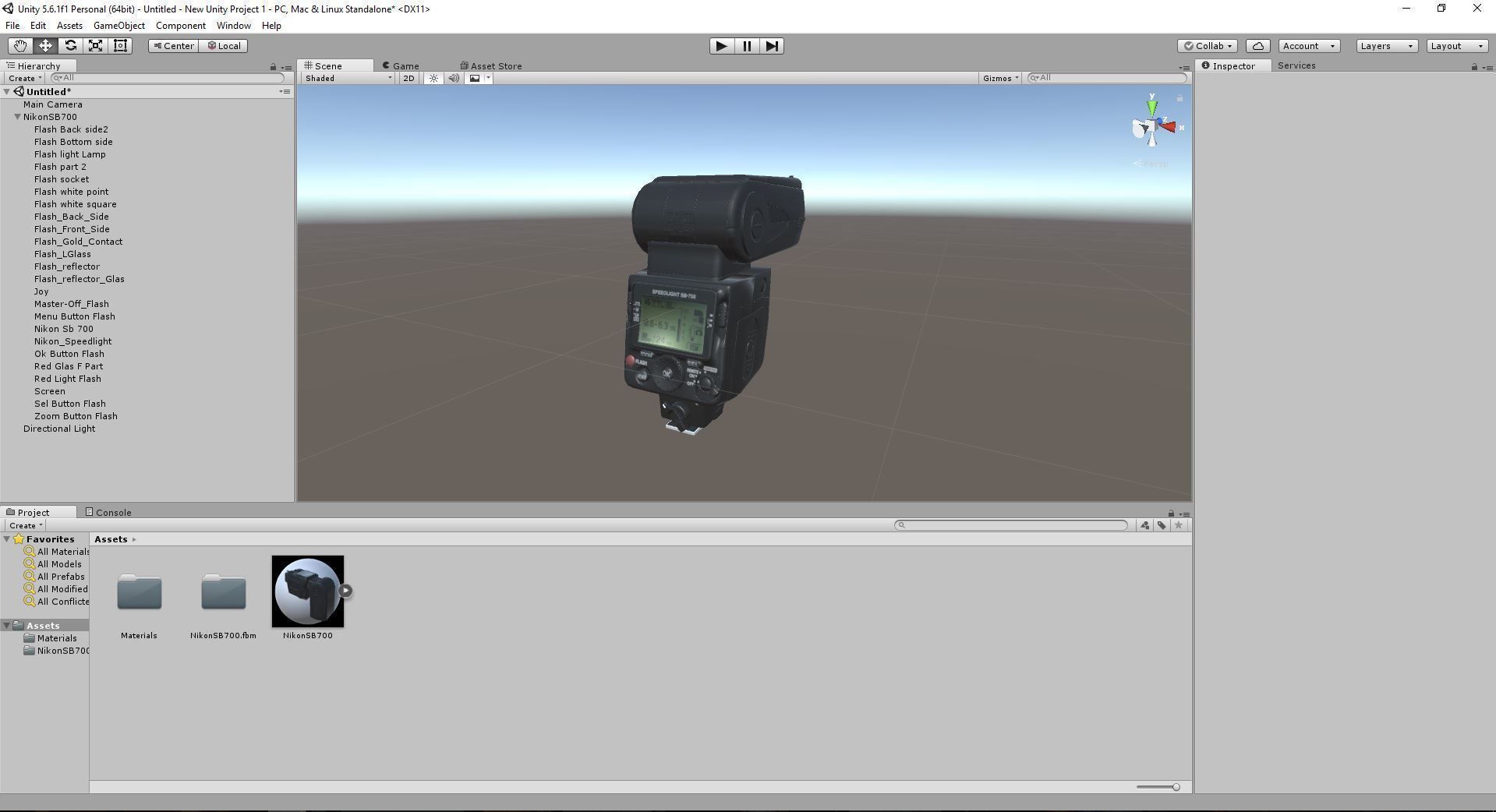 Nikon SB 700 3D model_13