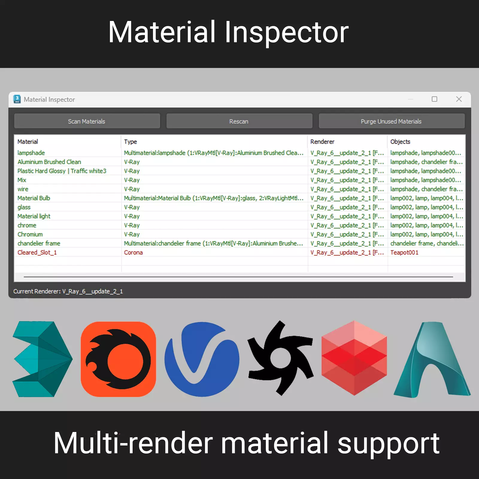 Material Inspector 3D model
