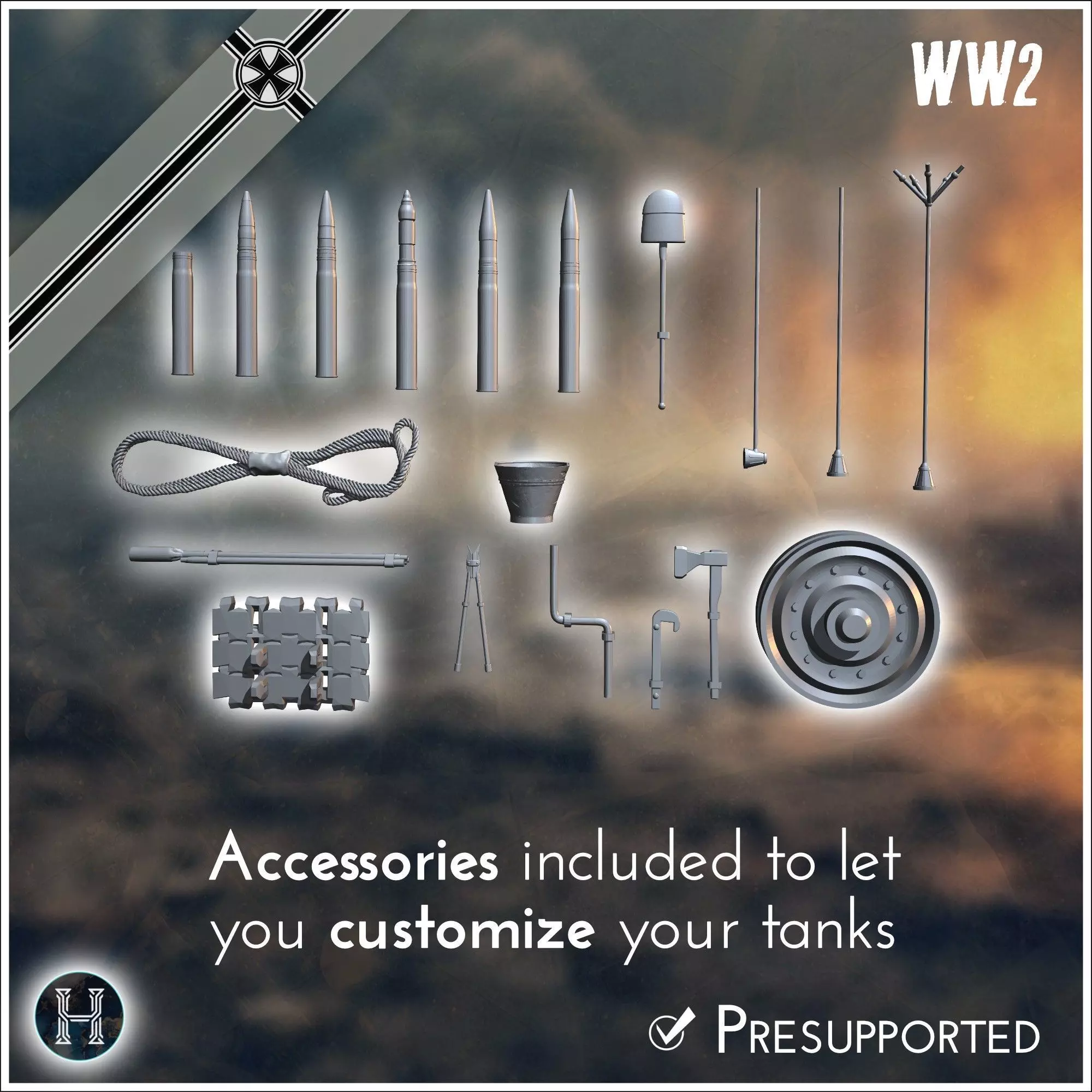 E-75 128mm Flak 40 Entwicklung - Germany Eastern Western Berlin 3D print model_2