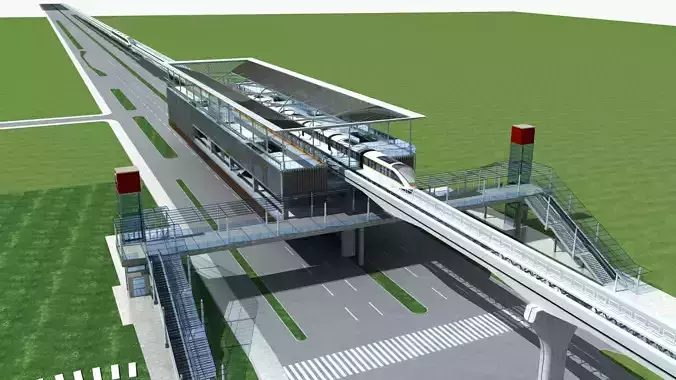 Light Rail Station 4