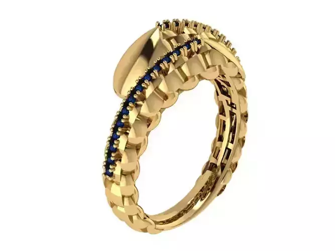 Ready Women Ring STL 3D Models  3D print model