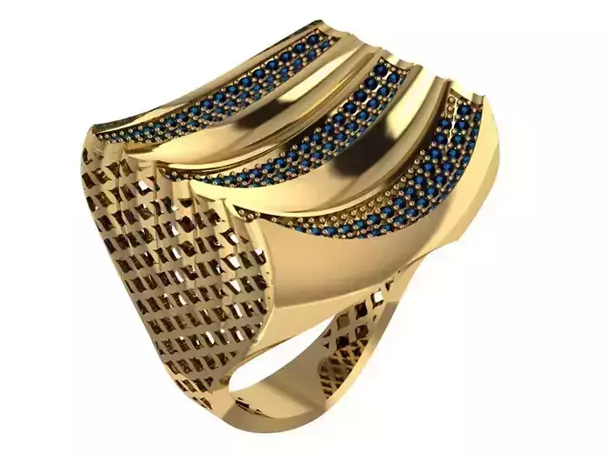 Ready Women Ring STL 3D Models  3D print model