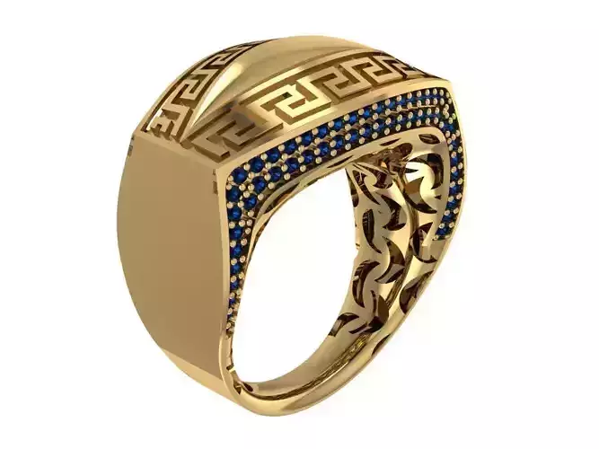 Ready Women Ring STL 3D Models  3D print model