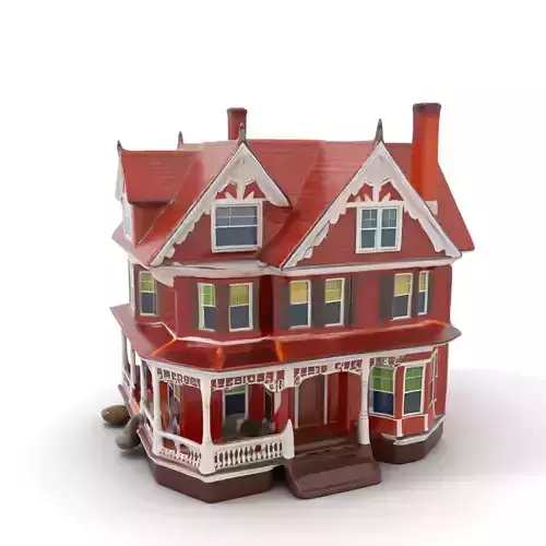 Victorian Red House model pack