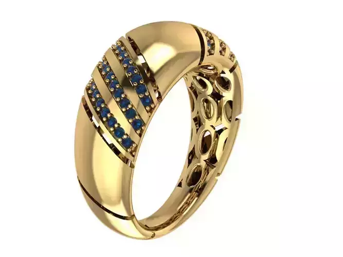 Ready Women Ring STL 3D Models  3D print model