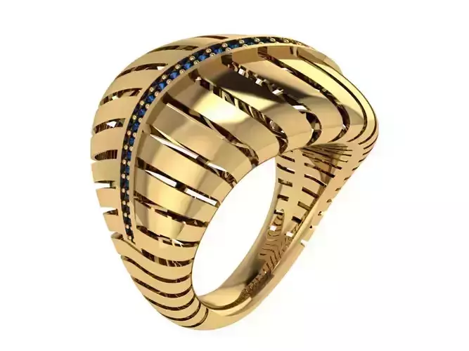 Ready Women Ring STL 3D Models  3D print model