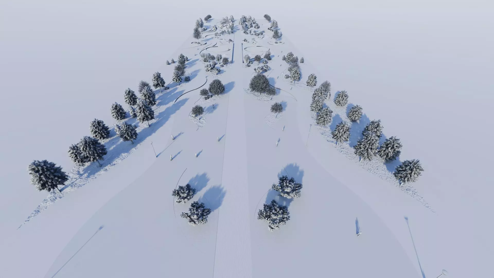 public park-Private Park Landscape 3D model_10