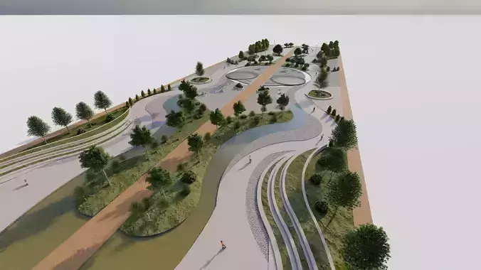 public park-Private Park Landscape