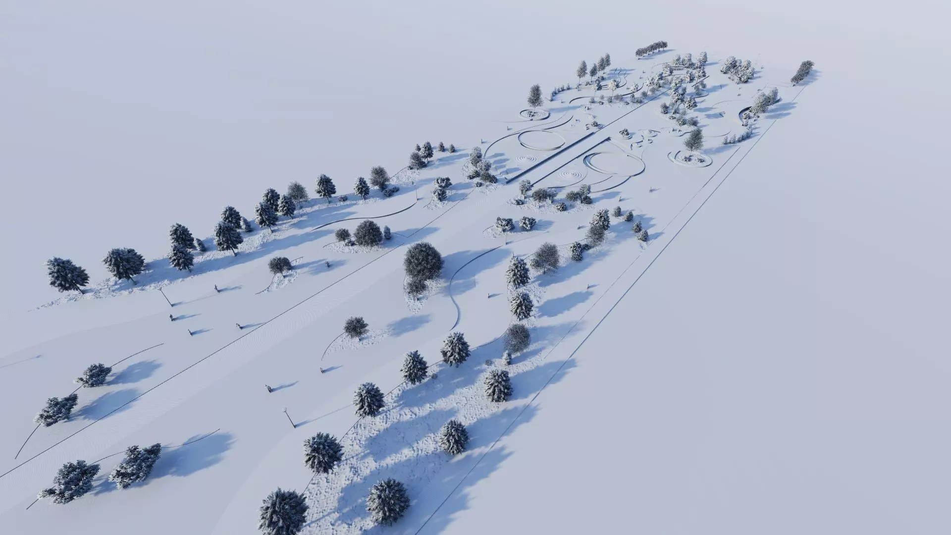 public park-Private Park Landscape 3D model_8