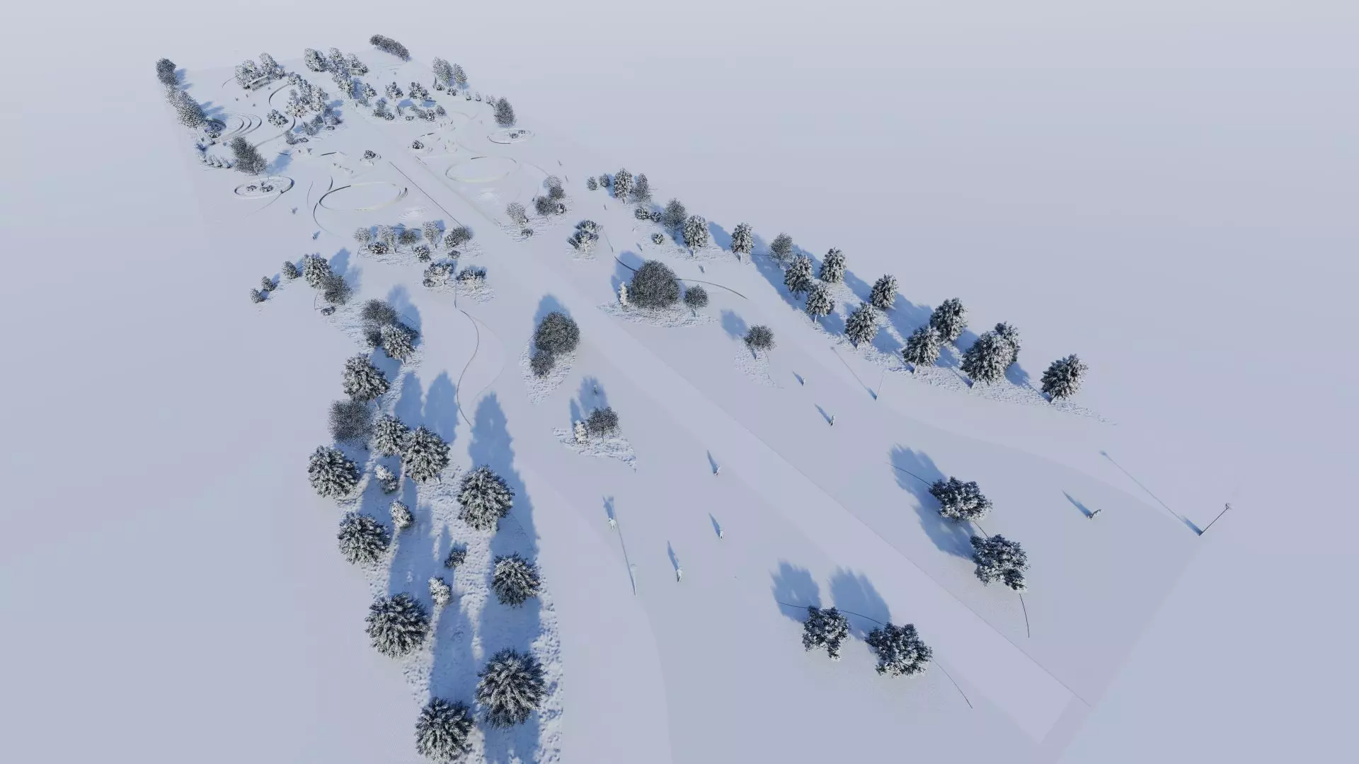 public park-Private Park Landscape 3D model_11