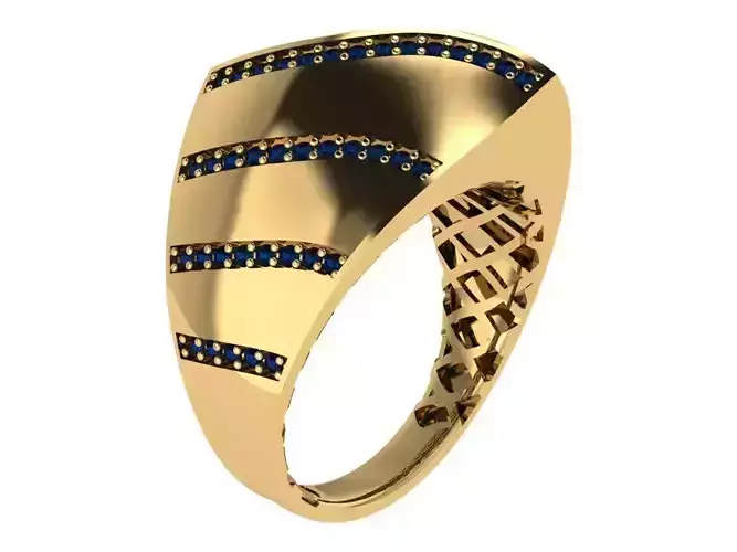 Ready Women Ring STL 3D Models  3D print model